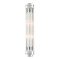 Eichholtz Gascogne Small Wall Light in Nickel with Clear Glass Shade