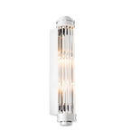 Eichholtz Gascogne Small Wall Light in Nickel with Clear Glass Shade
