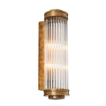Eichholtz Gascogne Large Wall Light in Vintage Brass with Glass Shade