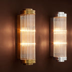Eichholtz Gascogne Large Wall Light in Nickel Finish with Glass Shade