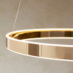 Endon Gen Rind LED Pendant French Gold Wire Suspended