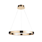 Endon Gen Rind LED Pendant French Gold Wire Suspended