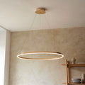 Endon Staten LED Pendant French Gold Wire Suspended