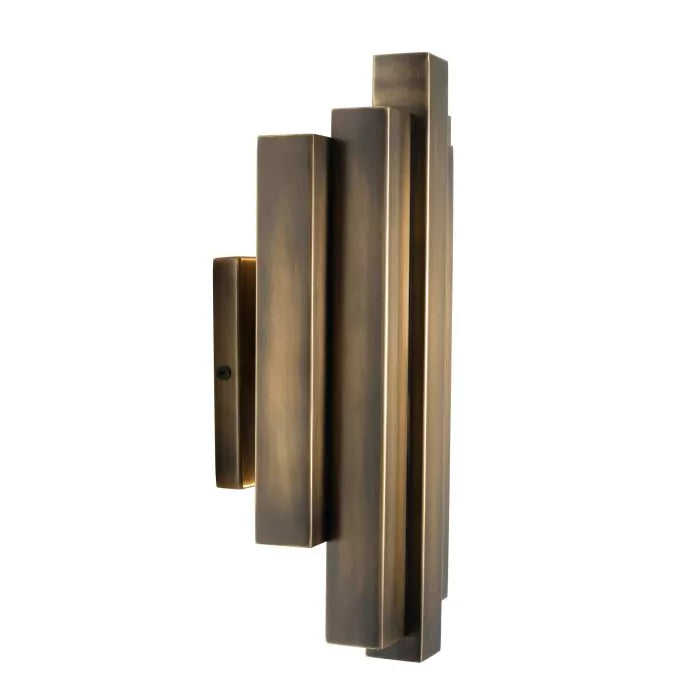 Eichholtz Beau Rivage Wall Light in Vintage Brass Finish