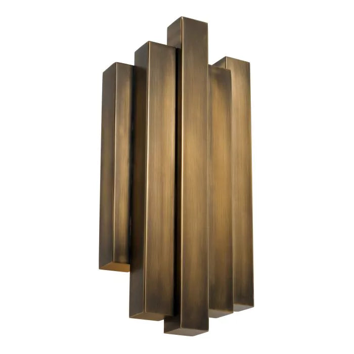 Eichholtz Beau Rivage Wall Light in Vintage Brass Finish