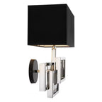 Eichholtz Windolf Wall Lamp in Nickel Finish with Shade