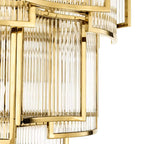Eichholtz Jet Set Chandelier in Gold Finish