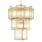 Eichholtz Jet Set Chandelier in Gold Finish