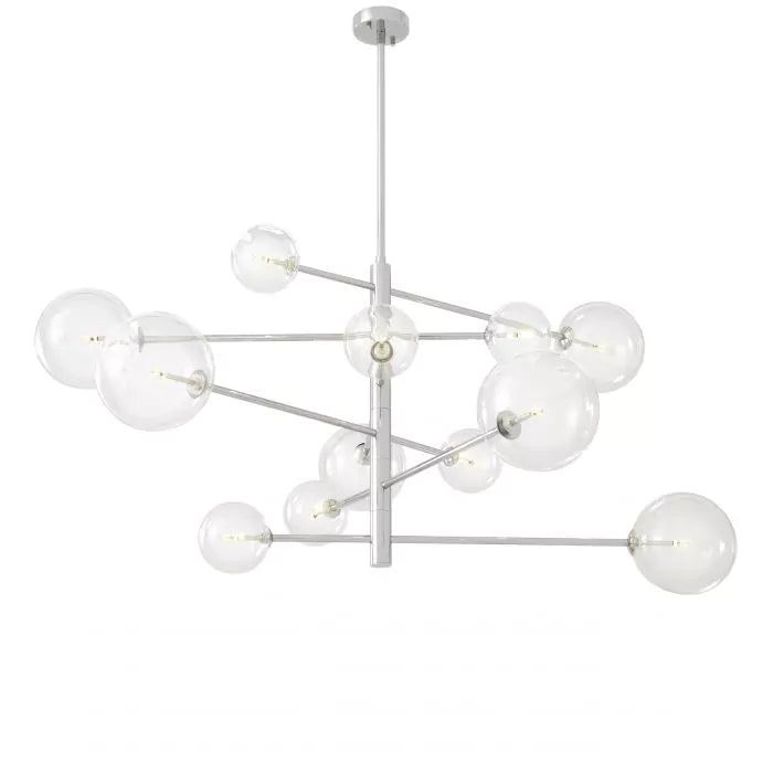 Eichholtz Argento Large Chandelier in Nickel Finish