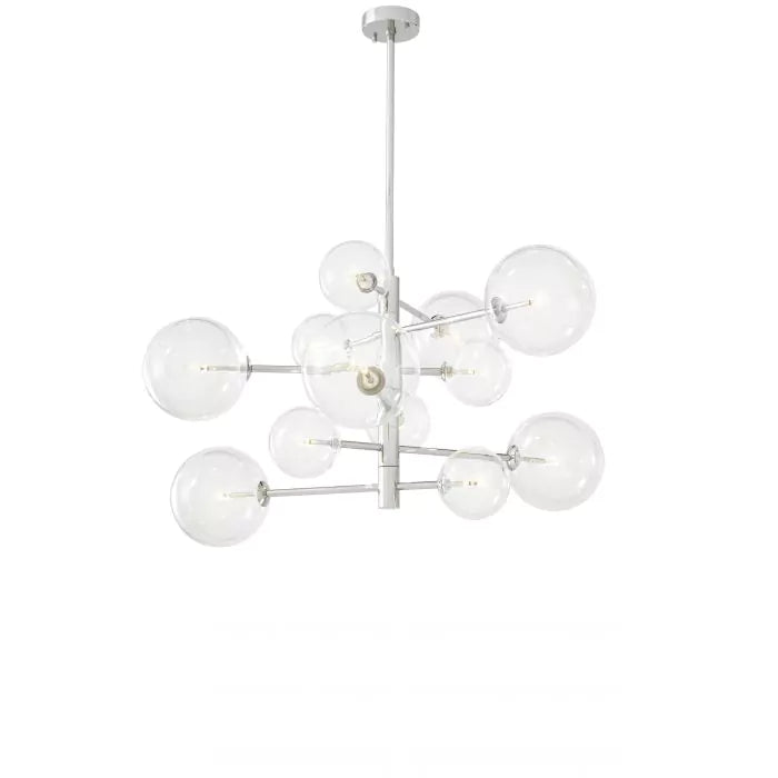 Eichholtz Argento Small Chandelier in Nickel Finish