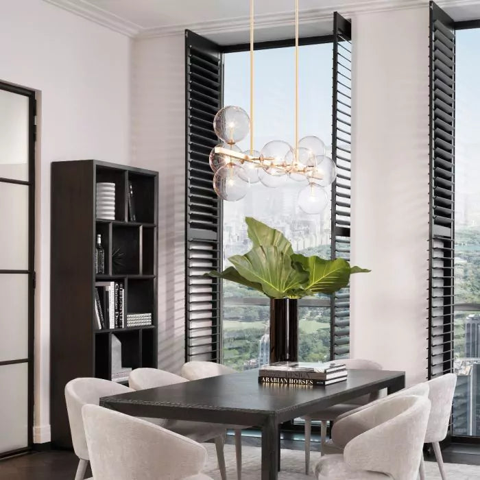 Eichholtz Largo Chandelier in Antique Brass Finish