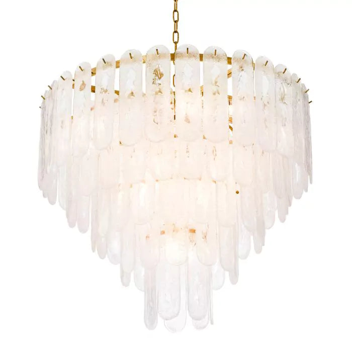 Eichholtz Riveria Chandelier in Gold Finish