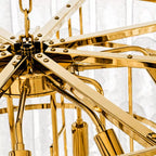 Eichholtz Riveria Chandelier in Gold Finish