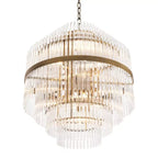Eichholtz East Chandelier in Antique Brass Finish