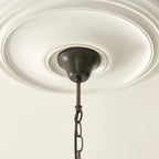 Interiors 1900 Botanica Large Tiffany Pendant Light in Satin Black