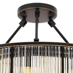 Eichholtz Bernardi Large Ceiling Light in Bronze Highlight Finish