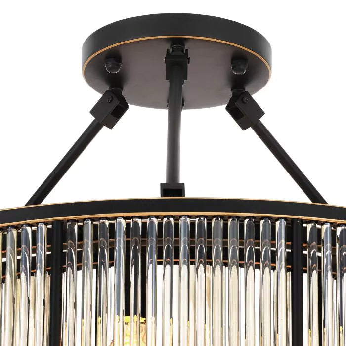 Eichholtz Bernardi Large Ceiling Light in Bronze Highlight Finish