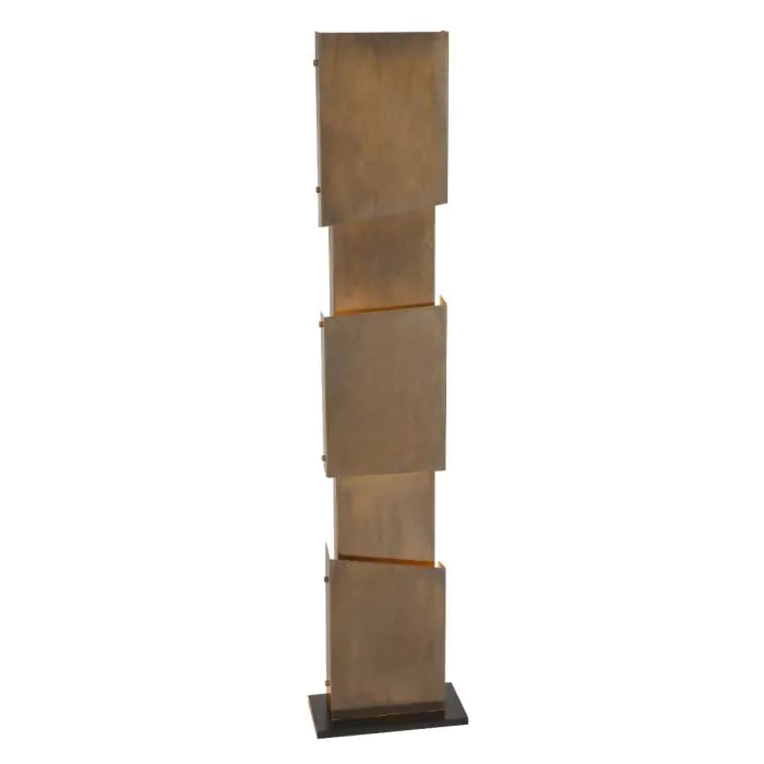 Eichholtz Shadow Floor Lamp in Vintage Brass Finish