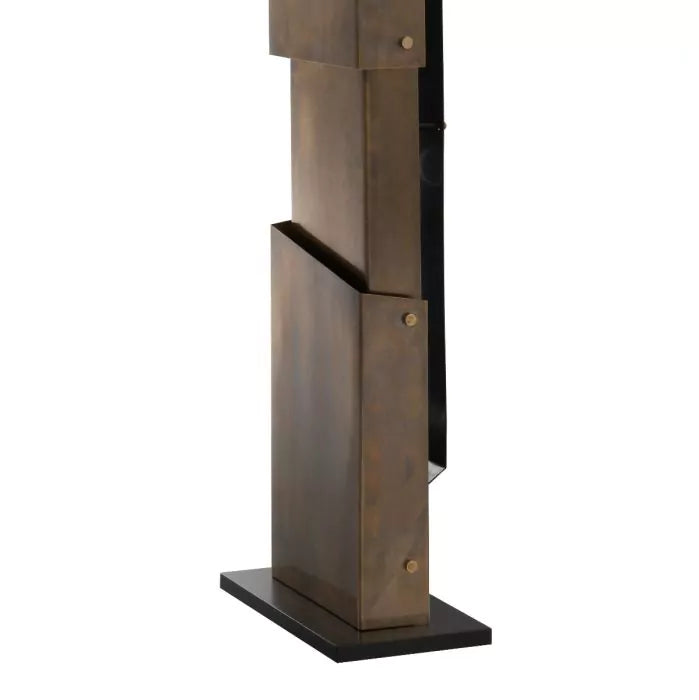 Eichholtz Shadow Floor Lamp in Vintage Brass Finish