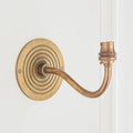 Endon Ripple Curve Wall Light in Antique Brass - Requires Shade