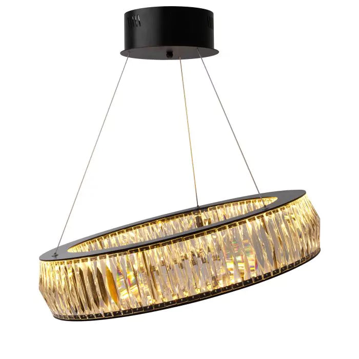 Eichholtz Vancouver Small Chandelier in Black Finish