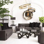 Eichholtz Vancouver Large Chandelier in Black Finish