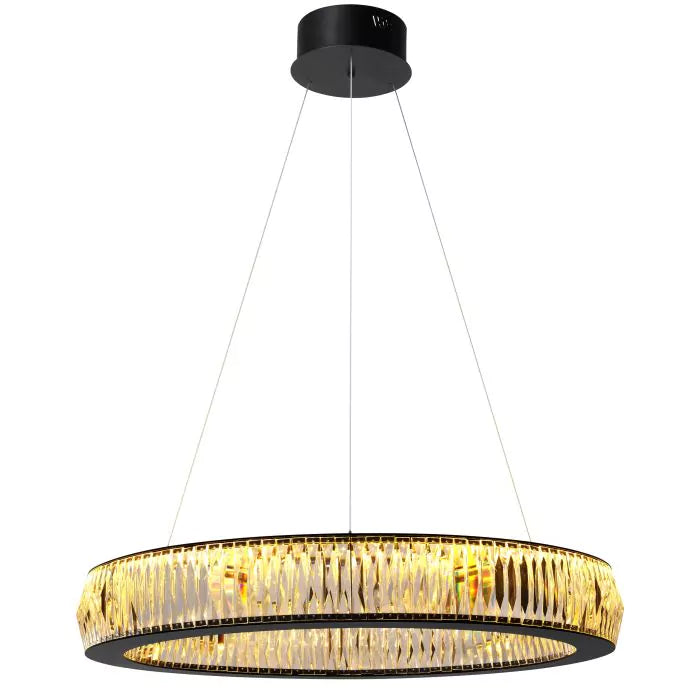 Eichholtz Vancouver Large Chandelier in Black Finish