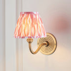 Endon Ripple Curve Wall Light in Antique Brass
