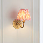 Endon Ripple Curve Wall Light in Antique Brass