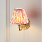 Endon Ripple Curve Wall Light in Antique Brass