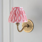 Endon Ripple Curve Wall Light in Antique Brass