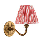 Endon Ripple Curve Wall Light in Antique Brass