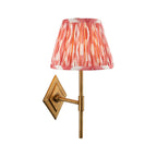 Endon Diamond Tall Wall Light in Antique Brass