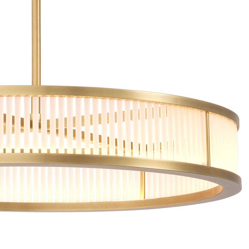 Eichholtz Thibaud 70 cm LED Pendant Light in Antique Brass Finish