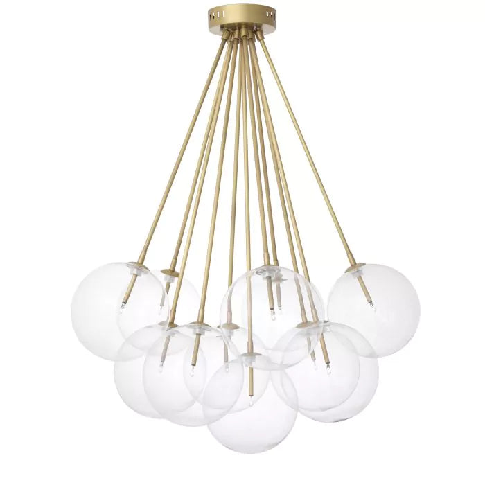 Eichholtz Molecule Ceiling Light in Antique Brass Finish