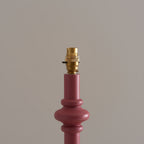 Endon Carnaby & Zigzag 40cm Floor Lamp Satin Pink Clay Paint