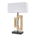 Eichholtz Leroux Table Lamp in Antique Brass with Shade
