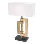Eichholtz Leroux Table Lamp in Antique Brass with Shade