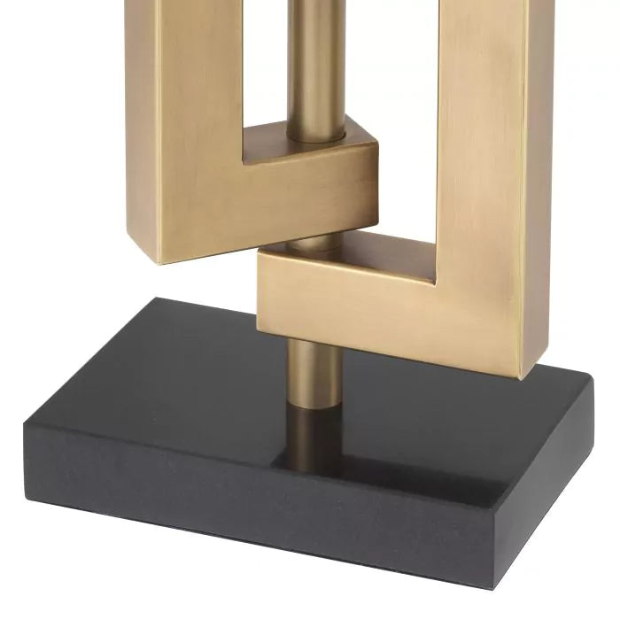 Eichholtz Leroux Table Lamp in Antique Brass with Shade