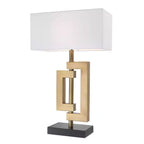 Eichholtz Leroux Table Lamp in Antique Brass with Shade