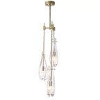 Eichholtz Bellano Small Chandelier in Brushed Brass Finish