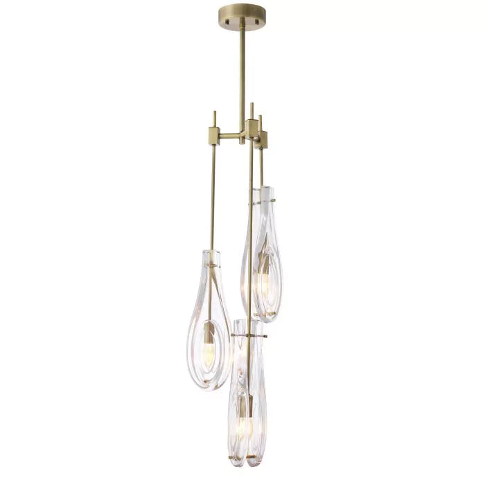 Eichholtz Bellano Small Chandelier in Brushed Brass Finish