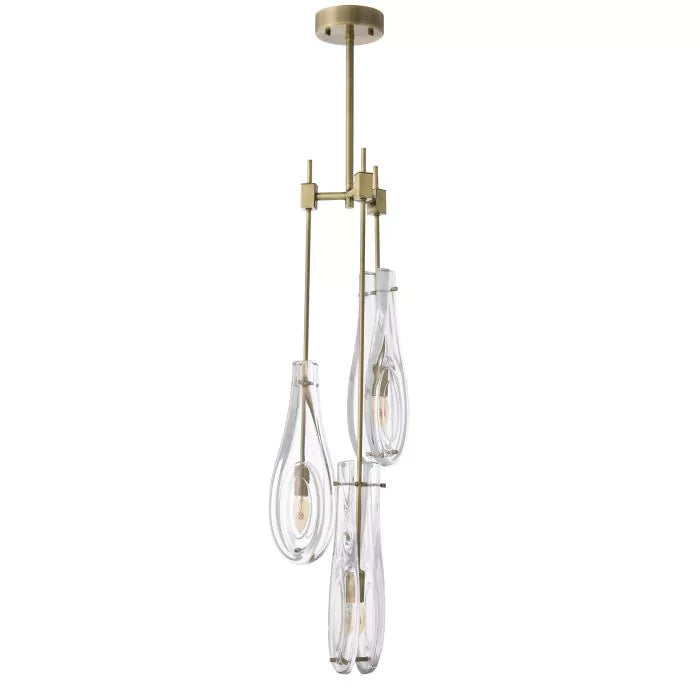Eichholtz Bellano Small Chandelier in Brushed Brass Finish