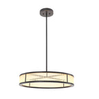Eichholtz Thibaud Small LED Pendant Light in Bronze with Frosted Glass