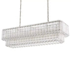 Eichholtz Vittoria Rectangular Chandelier in Nickel Finish