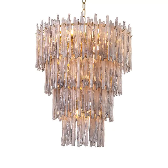 Eichholtz Saint Roch Small Chandelier in Brushed Brass Finish