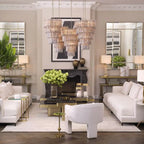 Eichholtz Saint Roch Small Chandelier in Brushed Brass Finish
