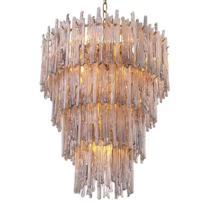 Eichholtz Saint Roch Small Chandelier in Brushed Brass Finish