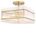 Eichholtz Ruby Square Ceiling Light in Antique Brass Finish