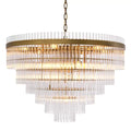 Eichholtz East Single Chandelier in Antique Brass Finish